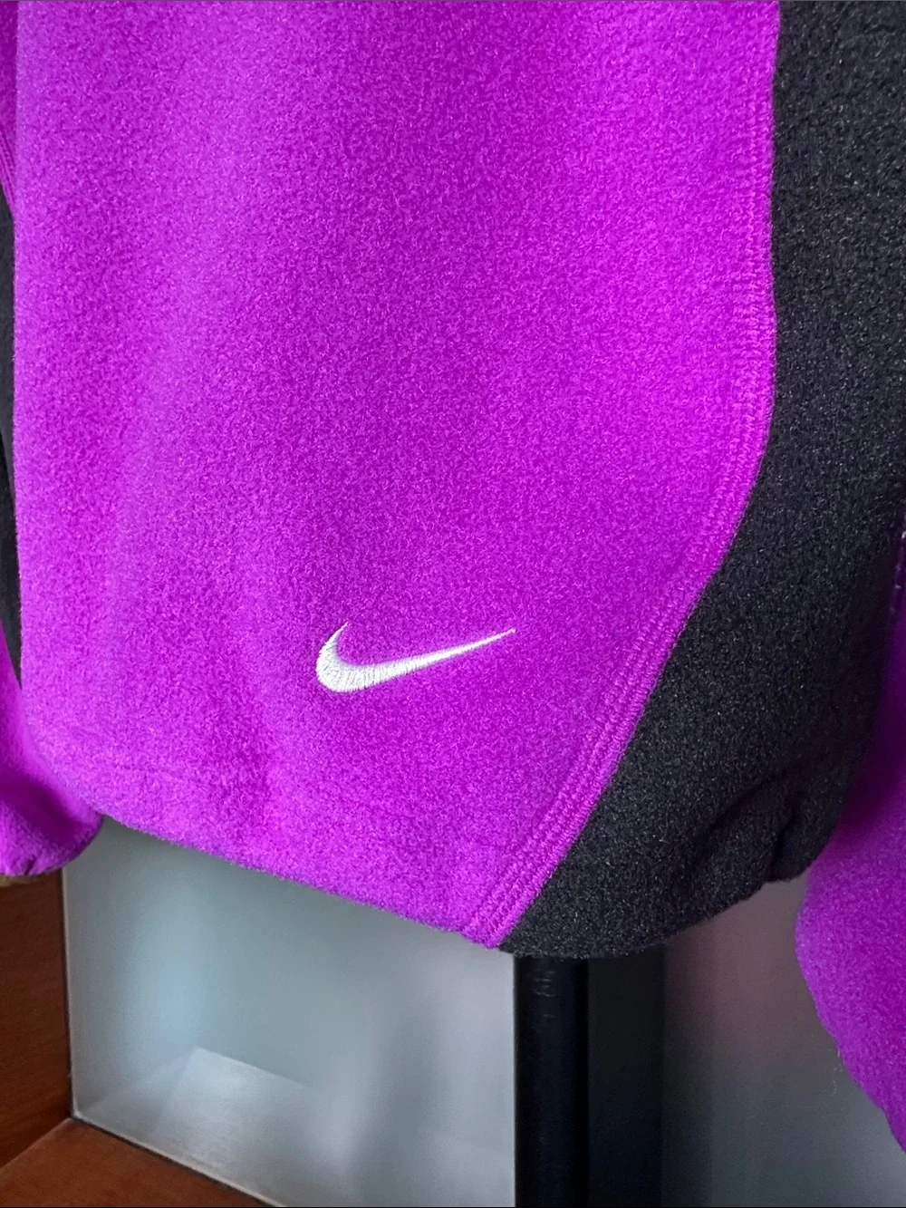 Nike ACG Purple and Black Crewneck Fleece Pullover